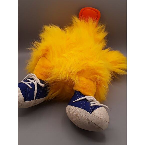 Vintage GANZ Archie Large Fuzzy Yellow Chicke Duck Glasses Sneakers H459 1988 - Picture 9 of 12